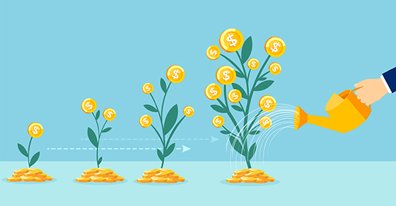 Watering growing money trees