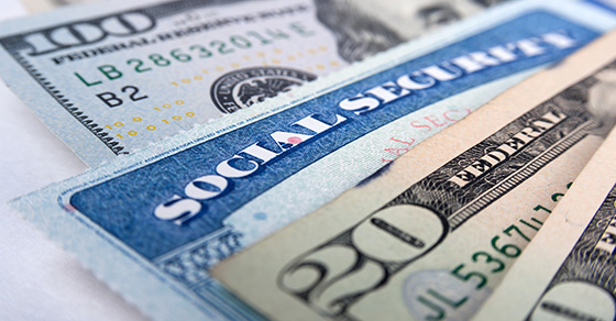 Money and Social Security Card